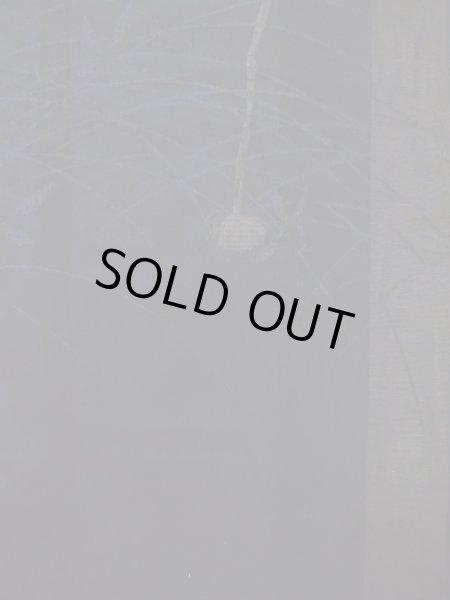 Photo5: N0921A Vintage Japanese women   Black HAORI short jacket / Silk. Flower,   (Grade B) (5)