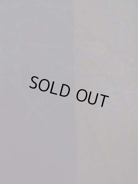 Photo7: N0921A Vintage Japanese women   Black HAORI short jacket / Silk. Flower,   (Grade B) (7)