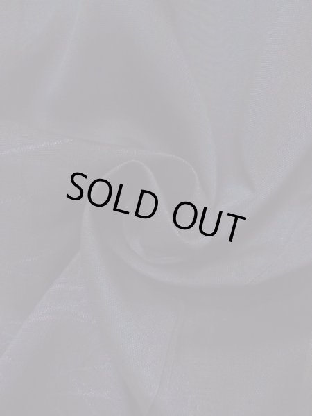 Photo12: N0921A Vintage Japanese women   Black HAORI short jacket / Silk. Flower,   (Grade B) (12)