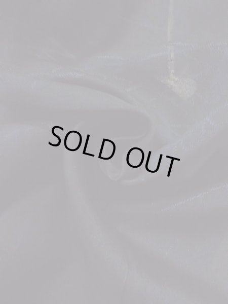 Photo13: N0921A Vintage Japanese women   Black HAORI short jacket / Silk. Flower,   (Grade B) (13)