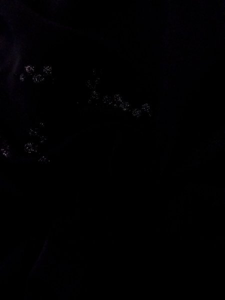 Photo12: N0930D Vintage Japanese kimono   Black HAORI short jacket for women / Silk. UME plum bloom   (Grade B) (12)