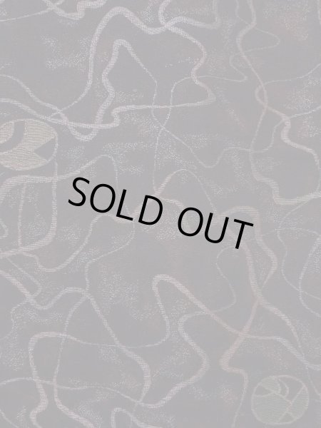 Photo4: Mint N0930G Vintage Japanese kimono   Black HAORI short jacket for women / Silk. Circle,   (Grade A) (4)