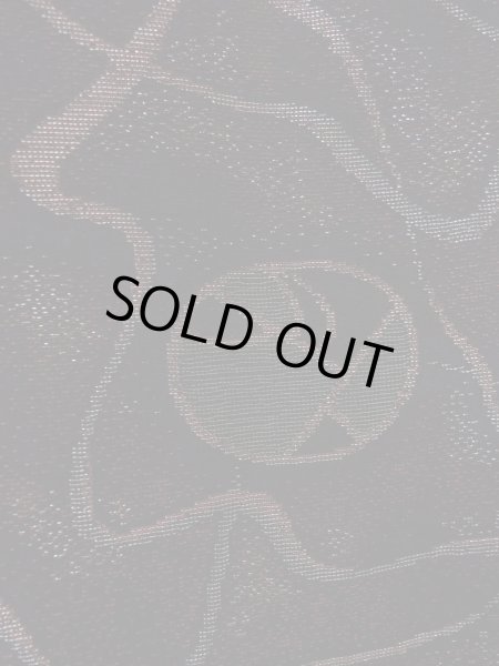 Photo5: Mint N0930G Vintage Japanese kimono   Black HAORI short jacket for women / Silk. Circle,   (Grade A) (5)