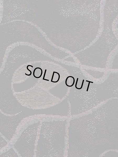 Photo6: Mint N0930G Vintage Japanese kimono   Black HAORI short jacket for women / Silk. Circle,   (Grade A) (6)