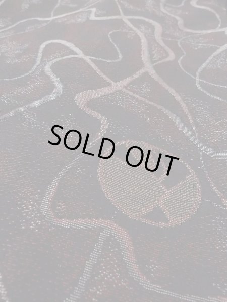 Photo8: Mint N0930G Vintage Japanese kimono   Black HAORI short jacket for women / Silk. Circle,   (Grade A) (8)