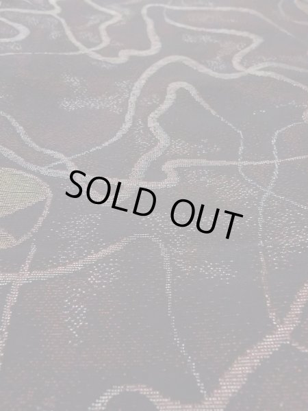 Photo9: Mint N0930G Vintage Japanese kimono   Black HAORI short jacket for women / Silk. Circle,   (Grade A) (9)