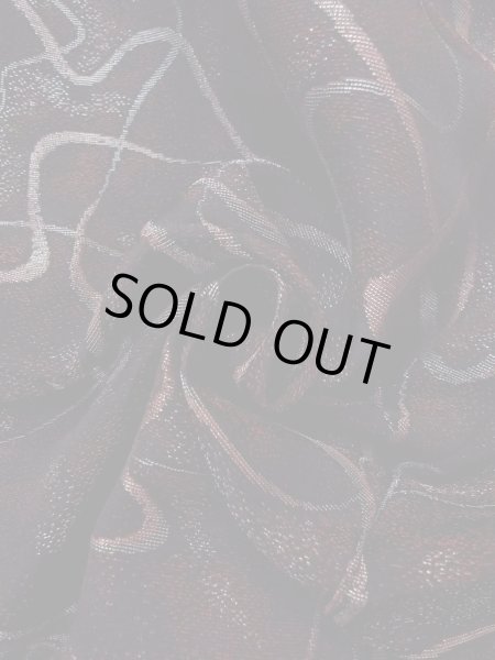 Photo11: Mint N0930G Vintage Japanese kimono   Black HAORI short jacket for women / Silk. Circle,   (Grade A) (11)