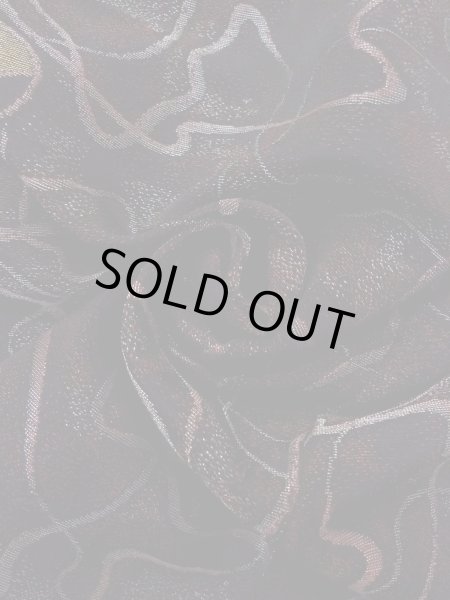 Photo12: Mint N0930G Vintage Japanese kimono   Black HAORI short jacket for women / Silk. Circle,   (Grade A) (12)