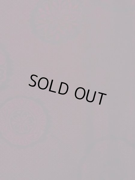 Photo3: N0930K Vintage Japanese kimono  Dark Dark Red HAORI short jacket for women / Silk. Flower,   (Grade C) (3)