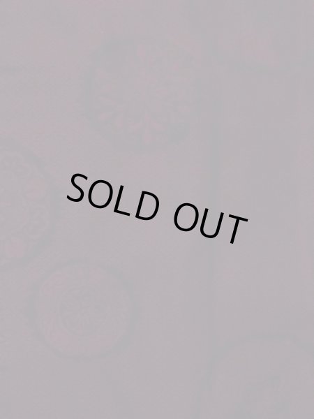 Photo4: N0930K Vintage Japanese kimono  Dark Dark Red HAORI short jacket for women / Silk. Flower,   (Grade C) (4)