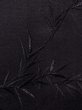 Photo5: Mint N0930M Vintage Japanese kimono   Black HAORI short jacket for women / Silk. Tall grass,   (Grade A) (5)