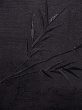 Photo7: Mint N0930M Vintage Japanese kimono   Black HAORI short jacket for women / Silk. Tall grass,   (Grade A) (7)