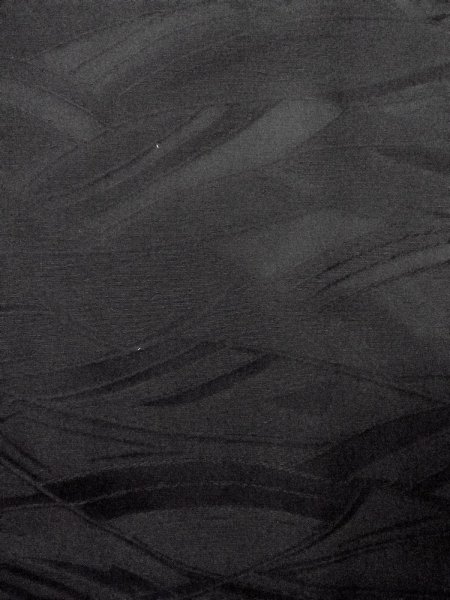 Photo8: N0930R Vintage Japanese kimono   Black HAORI short jacket for women / Silk.    (Grade B) (8)