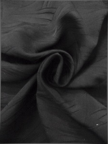 Photo13: N0930R Vintage Japanese kimono   Black HAORI short jacket for women / Silk.    (Grade B) (13)