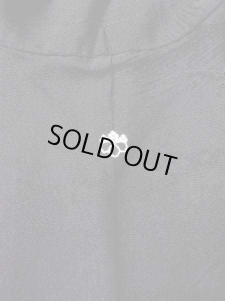 Photo3: Mint N0930S Vintage Japanese kimono   Black HAORI short jacket for women / Silk. Landscape,   (Grade A) (3)