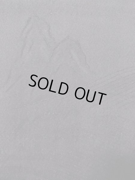 Photo6: Mint N0930S Vintage Japanese kimono   Black HAORI short jacket for women / Silk. Landscape,   (Grade A) (6)