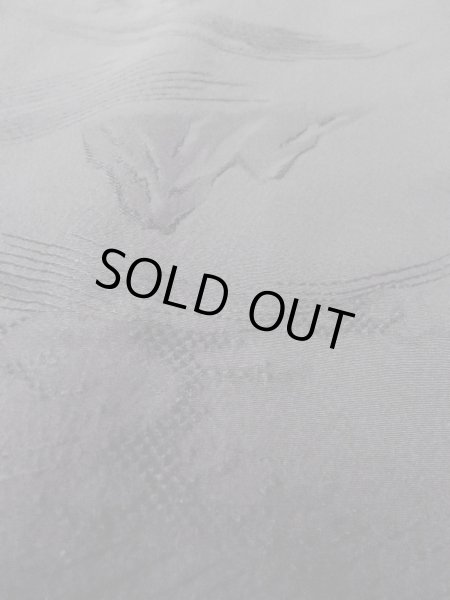 Photo9: Mint N0930S Vintage Japanese kimono   Black HAORI short jacket for women / Silk. Landscape,   (Grade A) (9)