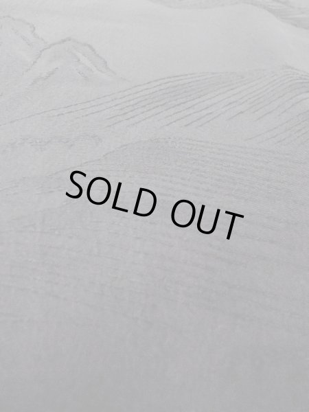 Photo10: Mint N0930S Vintage Japanese kimono   Black HAORI short jacket for women / Silk. Landscape,   (Grade A) (10)