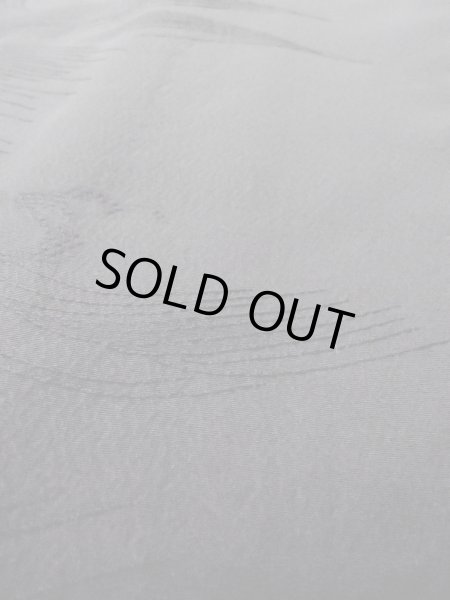 Photo11: Mint N0930S Vintage Japanese kimono   Black HAORI short jacket for women / Silk. Landscape,   (Grade A) (11)