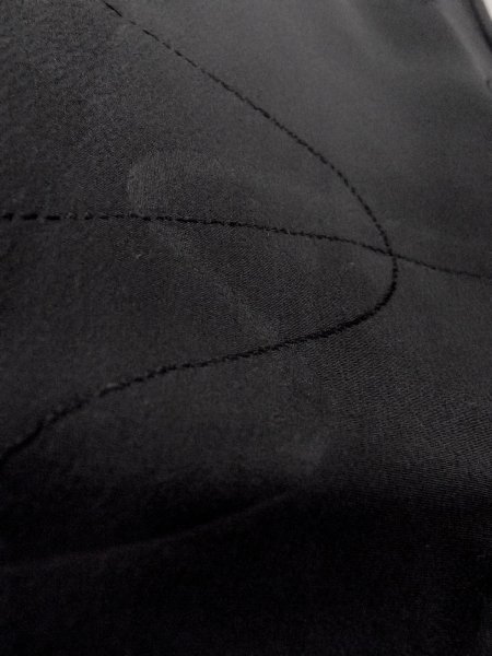 Photo10: N0930Y Vintage Japanese kimono   Black HAORI short jacket for women / Silk.    (Grade A) (10)