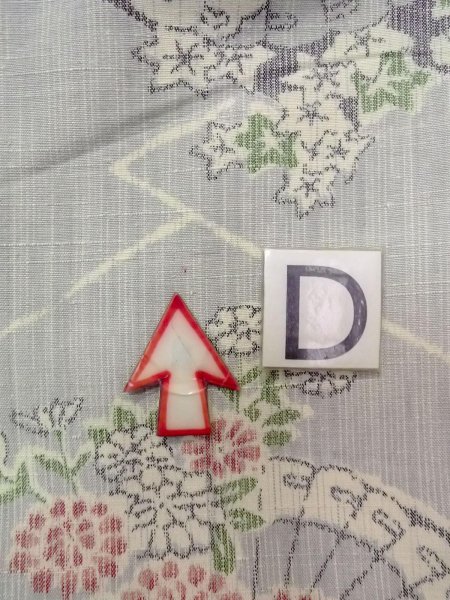 Photo17: N1007U Vintage Japanese kimono  Grayish Light Blue TSUMUGI pongee for women / Silk. Peony,   (Grade B) (17)