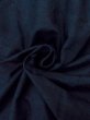 Photo11: N1015B Vintage Japanese kimono   Navy Blue ISHIGE-YUKI-TSUMUGI for women / Silk. Tortoise-shell pattern(Hexagonal pattern)   (Grade B) (11)