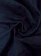 Photo12: N1015B Vintage Japanese kimono   Navy Blue ISHIGE-YUKI-TSUMUGI for women / Silk. Tortoise-shell pattern(Hexagonal pattern)   (Grade B) (12)