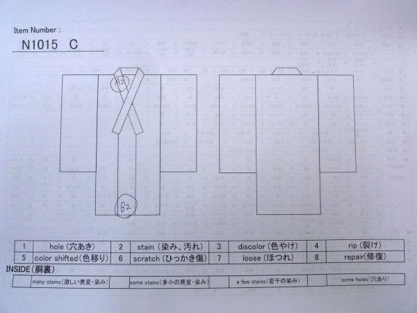 Photo13: N1015C Vintage Japanese kimono  Dark Gray TSUMUGI pongee for women / Silk. Flower   (Grade B) (13)