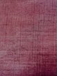 Photo7: Mint N1015E Vintage Japanese kimono   Dark Red TSUMUGI pongee for women / Silk. Stripes   (Grade A) (7)