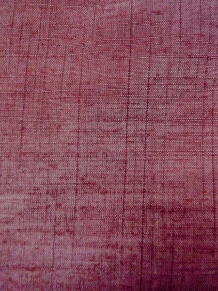 Photo7: Mint N1015E Vintage Japanese kimono   Dark Red TSUMUGI pongee for women / Silk. Stripes   (Grade A) (7)