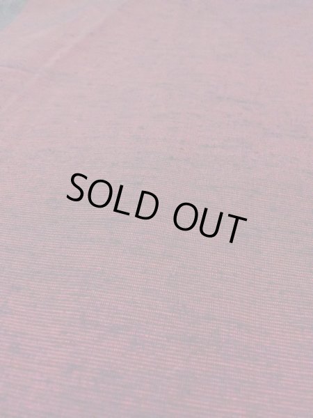 Photo8: N1015F Vintage Japanese kimono  Dark Dark Red TSUMUGI pongee for women / Silk. Arabesque vine,   (Grade B) (8)