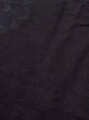 Photo10: N1015H Vintage Japanese kimono   Black ISHIGE-YUKI-TSUMUGI for women / Silk. Chinese flower   (Grade C) (10)