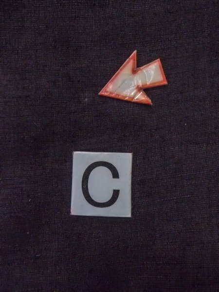 Photo16: N1015H Vintage Japanese kimono   Black ISHIGE-YUKI-TSUMUGI for women / Silk. Chinese flower   (Grade C) (16)