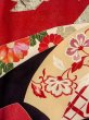 Photo18: N1015J Antique Japanese kimono   Black UCHIKAKE Wedding for women / Silk. SAKURA cherry blossom,   (Grade B) (18)