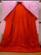 Photo3: N1015K Antique Japanese kimono  Shiny Pink UCHIKAKE Wedding for women / Silk.    (Grade C) (3)