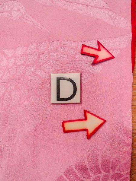 Photo19: N1015K Antique Japanese kimono  Shiny Pink UCHIKAKE Wedding for women / Silk.    (Grade C) (19)