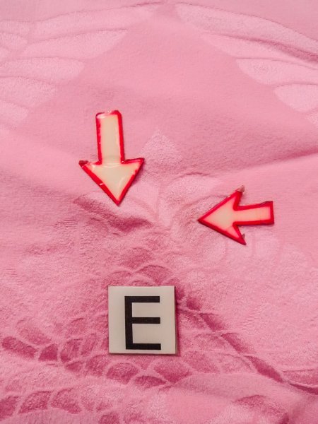 Photo20: N1015K Antique Japanese kimono  Shiny Pink UCHIKAKE Wedding for women / Silk.    (Grade C) (20)