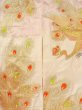Photo5: N1015L Vintage Japanese kimono  Shiny White UCHIKAKE Wedding for women / Silk. Peacock   (Grade B) (5)