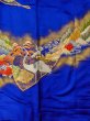 Photo10: N1015M Used Japanese kimono  Shiny Blue UCHIKAKE Wedding for women / Silk. UME plum bloom,   (Grade B) (10)
