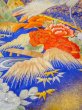 Photo30: N1015M Used Japanese kimono  Shiny Blue UCHIKAKE Wedding for women / Silk. UME plum bloom,   (Grade B) (30)