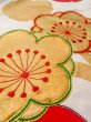Photo21: N1015N Vintage Japanese kimono  Vivid Red UCHIKAKE Wedding for women / Silk. UME plum bloom,   (Grade B) (21)