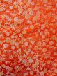 Photo5: N1015O Vintage Japanese kimono  Shiny Orange KAKESHITA under Uchikake for women / Silk. Chrysanthemum,   (Grade B) (5)
