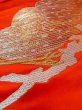 Photo22: N1015P Vintage Japanese kimono  Vivid Orange UCHIKAKE Wedding for women / Silk. Pine tree/branch/needle,   (Grade B) (22)