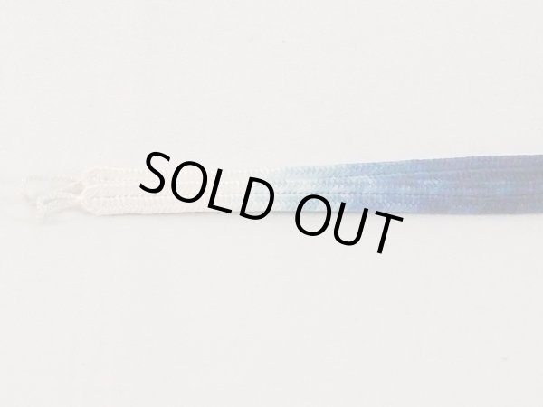 Photo2: N1025XF Vintage Japanese Kimono  Dark Teal HAORIHIMO ties  Silk. (Grade A) (2)