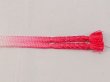 Photo3: N1025XP Vintage Japanese Kimono  Vivid Pink HAORIHIMO ties  Silk. (Grade B) (3)