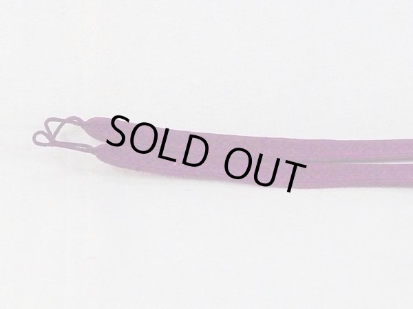 Photo2: N1030XC Vintage Japanese Kimono  Vivid Purple HAORIHIMO ties  Silk. (Grade A) (2)