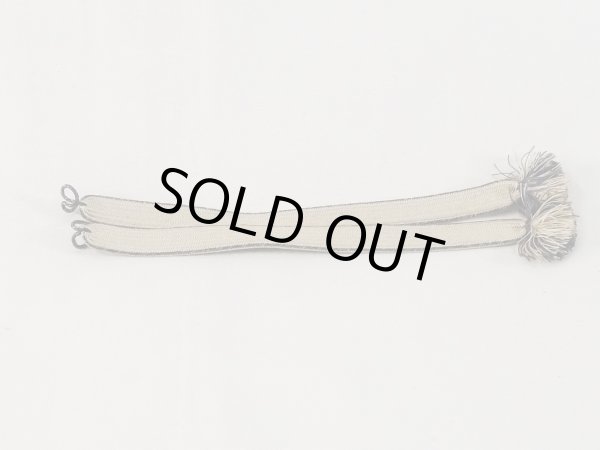 Photo2: N1030XF Vintage Japanese Kimono  Dark Teal HAORIHIMO ties Abstract pattern Silk. (Grade A) (2)