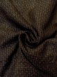 Photo12: N1101B Vintage Japanese kimono  Dark Olive Men's Haori for men / Silk. Lozenges, Stains all over including lining.  (Grade D) (12)