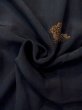 Photo12: N1101C Antique Japanese kimono   Black HAORI short jacket for women / Silk. Peony,   (Grade D) (12)
