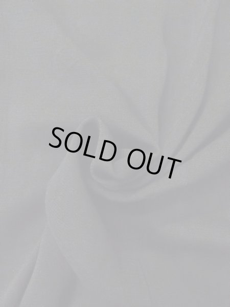 Photo12: N1101G Vintage Japanese kimono   Black HAORI short jacket for women / Silk. Leaf,   (Grade B) (12)